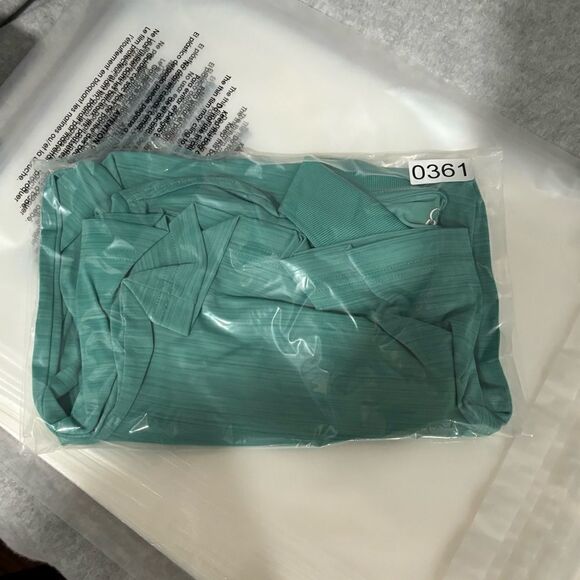 Croft & Barrow Quick Dry Polo Shirt Mens Size Large Green Short Sleeve Golf Top - Picture 7 of 7